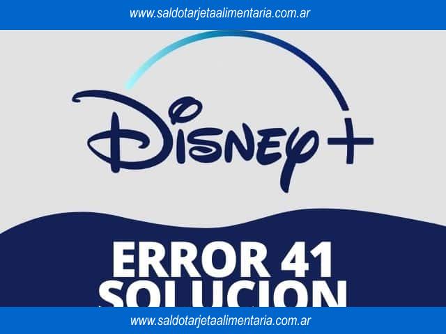 Codigo de Error 41 Disney Plus Como Solucionar Reparar