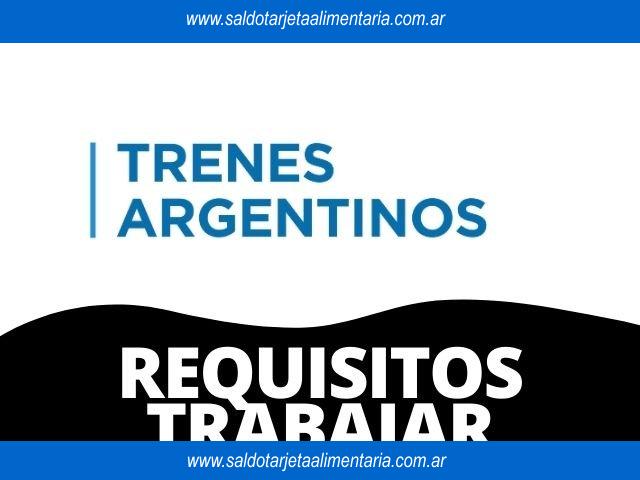 Como Trabajar en Trenes Argentinos Empleos, Requisitos, Entregar CV